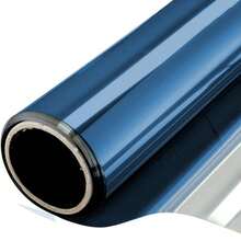 Película reflectante para ventana de espejo de un solo sentido, privacidad durante el día, anti-UV, con adhesión estática, película decorativa removible para ventanas, color plateado - Multicolor - Ver 22