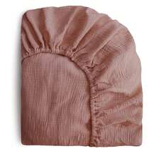 1 件婴儿摇篮床笠，透气棉布摇篮床垫，带可拆卸可洗罩，适合各种体型