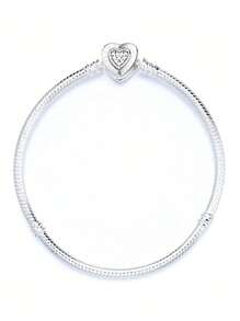 New Design Heart-Shaped Diamond Snake Bone Bracelet, Suitable For Original 925 Silver DIY Bracelet, Fashionable And Exquisite Jewelry For Women's Birthday Wedding