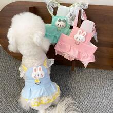 夏季猫狗背带裙，公主款，适合贵宾犬、泰迪犬、约克夏犬、马耳他犬、英国短毛犬、美国短毛犬和兔子，新款胸带