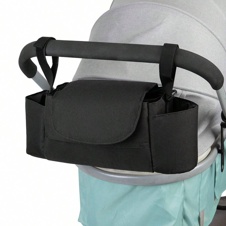 1pc Universal Baby Stroller Storage Bag, Fits Baby Strollers And Pet Strollers - Multicolor - View 1