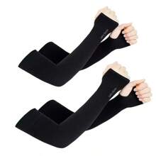 1 Pair Of Men's And Women's Arm Sleeves UV Sunscreen Compression Insulation Sleeves For Men's And Women's New Sunscreen Cooling Arm Sleeves, Football, Golf And Volleyball Christmas Compression Sleeves Sleeves Cover Arms
