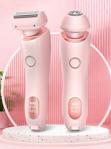 Electric Razors Shaver For Women, 2-IN-1 Women Electric Razor For Leg Arm Face Pubic Area, Cordless Bikini Trimmer Hair Removal For Women With Detachable Head, Painless,Wet & Dry ,Portable Battery-Operated Electric Shaver Epilator & Eyebrow Trimmer For Women - Miniature Facial Hair Removal Device For Face And Body Portable Hair Trimmer Electric Epilator Eyebrow Shaping Tool, Mini Facial Hair Remover, Face Shaver For Women