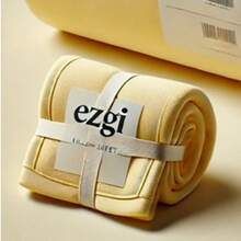 MADE IN TURKEY Oversize Double Fitted Bed Sheet Set | 70% Cotton Ranforce 180x200 Cm With 30 Cm Deep Pockets | Includes 1 Pillowcase 50x70 Cm - Yellow - View 2