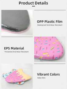 1pc Floating Board For Surfing And Swimming-Beginner's Swimming Kickboard - Thick EVA U-Shaped Floating Board For Improved Buoyancy And Comfort