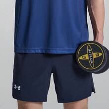 Pantalones cortos transpirables de entrenamiento, carrera y fitness de Verano 2026 de Under Armour, unisex - Negro - Ver 4