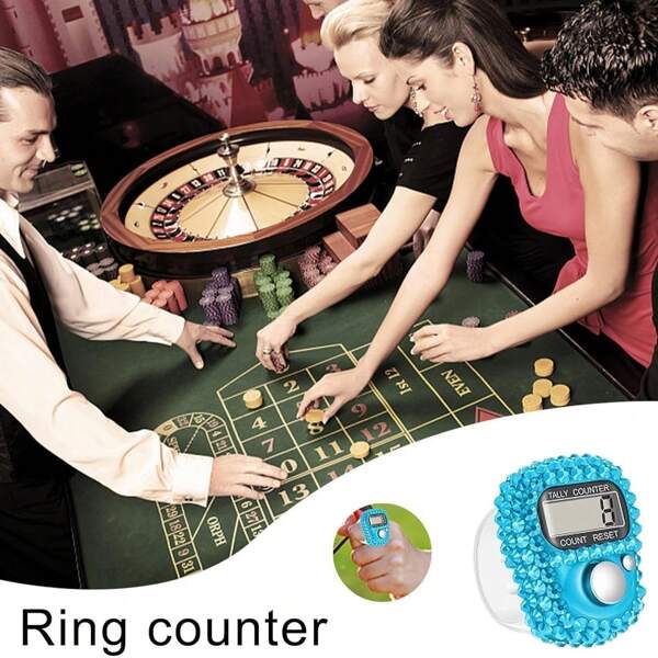 Digital Hand Tally Counter, Convenient Portable Numeric Display Counter, Resettable Mini Lap Counter, Suitable For Golf Accessories, Track And Field Event Counting*