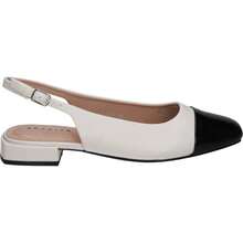 SKYDIVA | Chaussures plates Skydiva pour femmes – Sandales à bout ouvert – Fermeture à boucle – Confortables et polyvalentes – Faciles à assortir – Élégantes - Blanc - Voir 1