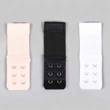 3pcs/Set Bra Extender Hooks, Adjustable Stainless Steel 3 Rows 2 Hooks Bra Strap Extender - Multicolor - View 10
