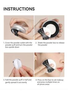 KATO-KATO Refresh Setting Powder - Oil Control, Long-Lasting, Non-Transferring, Translucent, Suitable For Self-Use, Gifting, Dates, Parties, Makeup For Beginners, Niche Product, Special Surprise, Different From Others, Gift For Friends, Girlfriend, Wedding Essentials, Wedding Guest, Bachelorette Party, Natural Makeup For School, Sweet Makeup, Blood-Colored Makeup, Date Makeup - Brightening Nude - View 7