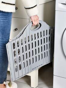 Cesto de roupa dobrável moderno - montado na parede, caixa portátil para armazenamento de roupas sujas em várias camadas, cesto de roupa quadrado de polipropileno, adequado para armazenamento em casa e no banheiro, cesto de roupa suja