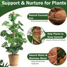 1pc Moss Pole For Monstera Creepers Climbing Indoor Plant Extension Support Stake Frame