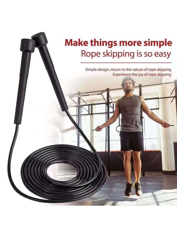 1pc Adult Skipping Rope Sports - Great For Indoor/Outdoor Sports, Fitness Training - Lightweight , Adjustable Length, Outdoor Sports,Yoga Fitness, Comfortable Weight Loss Fitness And Outdoor Exercise