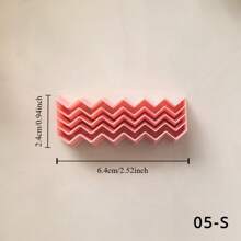 Soft Clay Molds, High Precision Grid, Wave, Wavy Patterns, Handmade Gift Molds For Hair Clips, Jewelry, Pendants, Clay Sculpting DIY Craft Decoration Earrings, Brooches, Ceramics