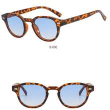 1PC Retro Round Glasses For Men Classic Vintage Men Round Glasses For Outdoor Wear Women Blue Shades Halloween Accessories Back To School Fashionable Preppy School Look