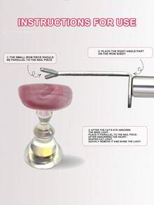 2 peças/conjunto, cabeça em formato de Y + ímã, ímã de olho de gato para arte em unhas, caneta magnética multifuncional em formato de Y para arte em unhas, ímã de cola 3D em formato de olho de gato, pedra dedicada para salão de beleza, arte em unhas faça você mesmo em formato de olho de gato, ímã magnético super forte para arte em unhas, múltiplos usos/operação fácil, suprimentos para unhas, ferramentas para unhas, ferramentas para arte em unhas, volta às aulas, unhas, ferramentas para unhas postiças - Prata - Ver 5