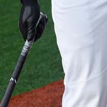 Vulcan | 0.50mm / 1.00mm / 1.75mm Bat Grip | Baseball/Softball | Multiple Colors - Silver Surge - View 4