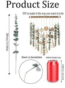 70pcs/50pcs/30pcs/Artificial Eucalyptus Stems,Frosted Leaves,Artificial Greenery,Suitable For Wedding Centerpieces,Farmhouse Decorations,Summer And Graduation Season Decorations,Bulk Artificial Greenery,Birthday Party DIY Handmade Gift Decorations,Fake Plants
