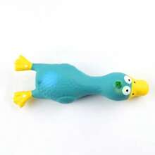 Süßes Latex Hühner-förmiges Quietsch-Spielzeug für Haustiere, Hund, Katze, Welpe, Kau-Geräuschspielzeug, schreiende Hühner-Simulation, kreatives Hundeaccessoire