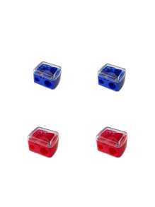 8/4/2pcs Makeup Pencil Sharpener, Lip Liner Pencil Sharpener, Eyebrow Pencil, Eyeliner Pencil Makeup Tool Sharpener, Eyeliner Pencil Sharpener, Double Hole Design, Excellent Material,Big & Small Hole Design, Easy To Use,Portable, Wide Application, Suitable For Beauty Salons, Nail Salons