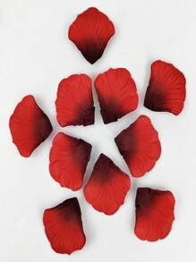500 Pieces Of Exquisite Red Artificial Rose Petals, Suitable For Romantic Nights, Weddings, Events And Valentine's Day Decorations
