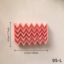 Soft Clay Molds, High Precision Grid, Wave, Wavy Patterns, Handmade Gift Molds For Hair Clips, Jewelry, Pendants, Clay Sculpting DIY Craft Decoration Earrings, Brooches, Ceramics
