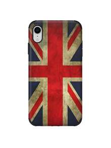 1 Ốp lưng điện thoại bằng da mềm in hình quốc kỳ Mỹ/Anh cổ điển, thiết kế sọc sáng tạo, ốp lưng bảo vệ chống bụi tương thích với Apple 17 Pro Max/16 Pro Max/12pro/13/14plus/15promax/16promax11//13Pro, quà tặng ngày lễ - Gỗ đỏ - Xem 20