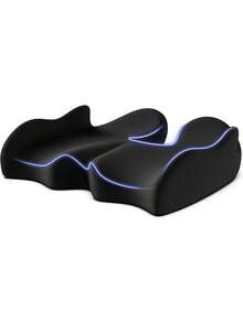 Seat Cushion, Memory Foam Cushion For Office Chair, X Large Desk Chair Cushions, Pad Pillow Seat Cushion For Tailbone Pain Relief & Pressure Relief Sciatica For Long Sitting - Black - View 8