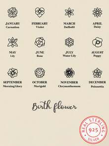 A 925 Silver Delicate And Romantic December Birth Flower Bouquet Custom Earrings, Can Customize Your Exclusive Birth Flower Jewelry Accessories, Delicate Romantic And Elegant Women's Jewelry Accessories, Give Her A Surprise Gift, Christmas, Halloween, Valentine's Day, Wedding Anniversary Perfect Gift! - Yellow Gold - View 4