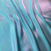 Blue Bright Silk Fabric Diy Sewn Designer Fabric Soft And Comfortable Fabric