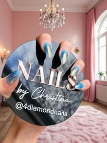 Customizable Acrylic Nail Photo Palette, Nail Tech Photo Prop For Nail Art And Selfies, Nail Custom Logo, Nail Hand Symbol, Reusable, Aesthetic, Mom, Friends, For Mother's Day, For Birthdays, For Weddings, Photography Background, Personalized Gift - Multicolor - View 3