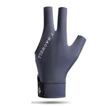 1 pieza Guantes profesionales de billar para hombres con tres dedos, de seda de hielo transpirable y antideslizante, set individual para mano izquierda, guantes de tenis de mesa para mujeres T3