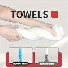 7Pcs Portable Compressed Disposable Towels, Thickened Compressed Disposable Facial Tissues, Ideal For Travel And Home Use (Random Color) - 7 miếng/gói - Xem 3