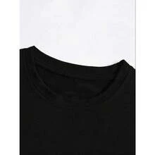 Funny Gift T-Shirt - I Need A Hug From A Bad B*Tch Meme Graphic Tee - 黑色 - 查看 3