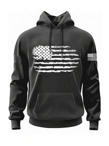 Sudadera con capucha para hombres de gran | talla grande vendido para otoño/invierno! - Gris Oscuro - Ver 1