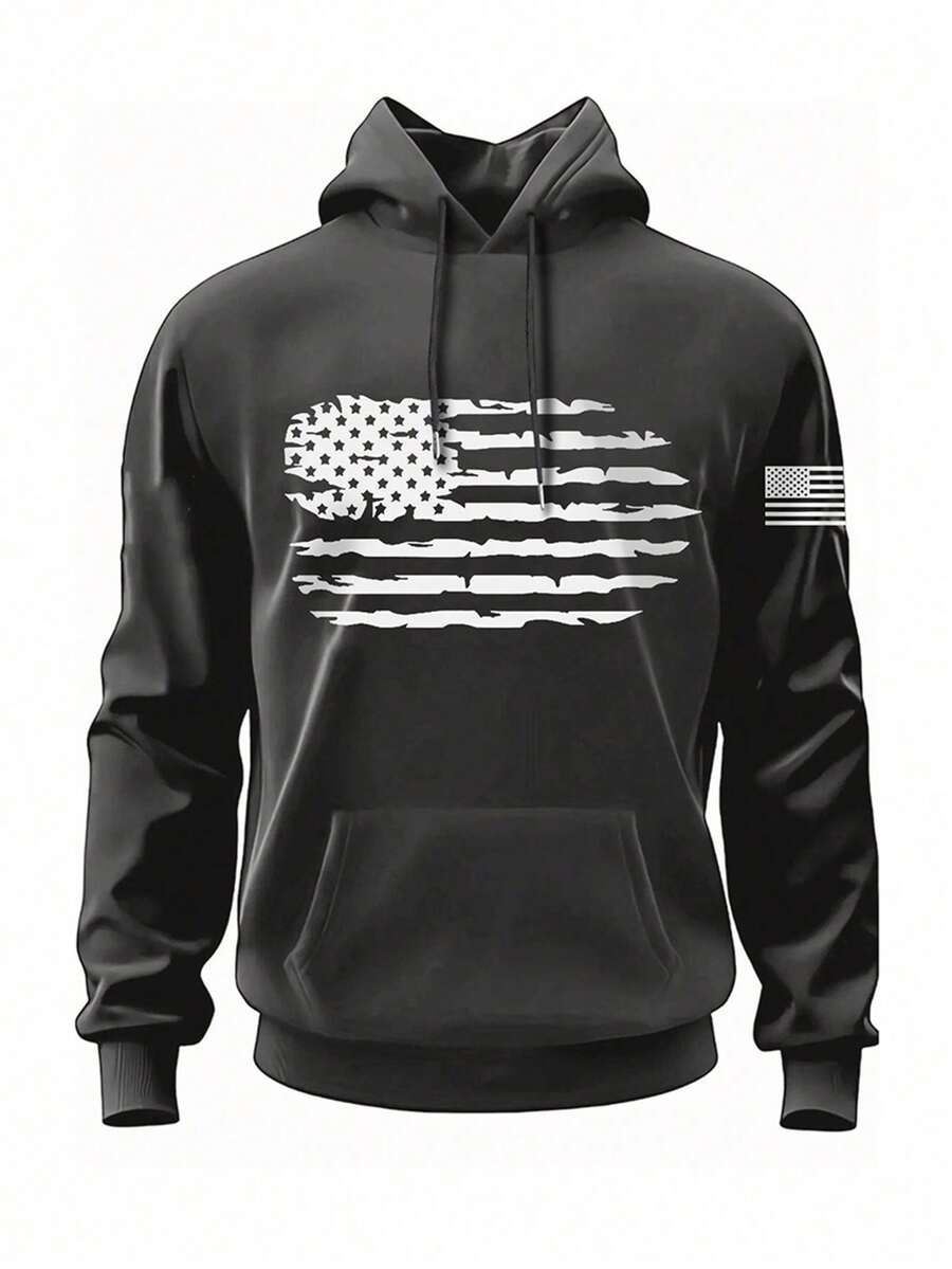Sudadera con capucha para hombres de gran | talla grande vendido para otoño/invierno! - Gris Oscuro - Ver 1