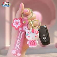 Sanrio Cartoon Cherry Keychain Key Ring Bag Charm