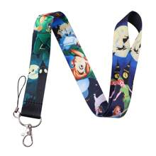 Disney 1pc Disney Keychain, Phone Lanyard With Monsters University, Peter Pan Design, Suitable For Backpacks, Bags, And Clothes, Perfect Gift For Friends Car Accessories Bag Charm School