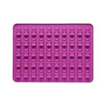 Silicone Gummy Bear Candy Mold, Non Stick Chocolate Gummy Candy Mold, Used For Gummy Chocolate Jelly Cookies With 7 Colors Of Teddy Bear Shaped Mini Silicone Molds