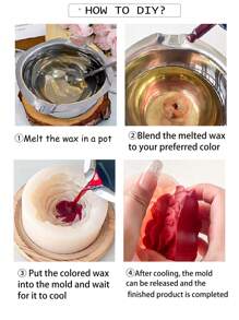 5-Piece Angel Candle Silicone Molds Set, 3D Angel-Shaped Silicone Candle Making Kit, Craft Casting Molds For DIY Home Decor And Soap Making - Material: Silicone, No Power Supply Needed