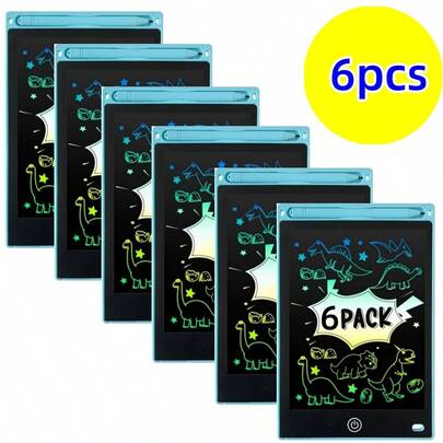 XZBB 6 Pack - LCD Writing Tablet For Kids, 8.5"10"12"- 6PCS Children's Doodle Board, Educational Tool To Boost Creativity, 3-8 Ages Kids Toys Game Gift For Boys And Girls, Perfect For Christmas, New Year, And Party Gifts