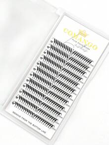 CoMango 264Fans C/D Curl Fox Comic Spire Lashes Premade Fans Mi nối tự nhiên mềm mại mi giả từng khối lượng Nhà cung cấp Trang điểm Mi chùm, Mi mắt, Mi riêng lẻ, Mi, Mi giả - màu đen - Xem 7