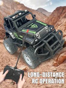 Coche de juguete de control remoto todoterreno, vehículo RC para hobby al aire libre 4x4 coche de carreras eléctrico, regalo de cumpleaños para niños