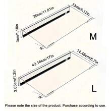 1 Piece Compact Acrylic Keyboard Stand - Durable, Space Saving Desk Riser, Acrylic Keyboard Tray Pad Elevator Display Stand Non-Slip Bracket