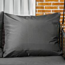 Outsunny Dondolo da Giardino 2 Posti con Cuscini e Tasche Portaoggetti, Dondolo da Esterno in Acciaio e Textilene, 168x117x181 cm, Grigio Scuro