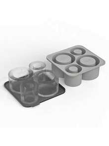 Silicone Cylinder Four Grids Ice Grid, Super Capacity Ice Cube Mold Suitable For 20/30/40 OZ Reusable Quick-Frozen Ice Making Mold Easy To Demoulding Ice Grid - Multicolor - View 9