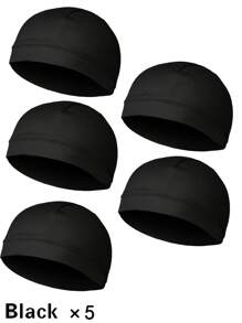 Musion Doublure de casque en maille absorbante de la transpiration, calotte crânienne à séchage rapide, Bonnet de sport pour coureur, motocycliste