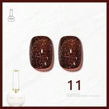 PERFEKTE FARBE Katzenaugen Gel Nagellack, 58 Farben, Weihnachts-Vampir-Katzenaugen Glitzer Gel Lack Set Rot Gold Glasperle Keramik Magnetischer Gel Lack Set, Kristall Schimmer Braun Gold Farben Nagel Gel Soak Off LED Nail Art Maniküre Salon DIY Geschenke