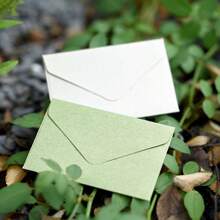 Vintage Style Special Paper Triangular Mini Envelope Cards Storage Pouch Membership Card Envelope