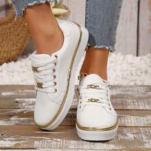 Zapatos casuales de mujer - Blanco - Ver 7